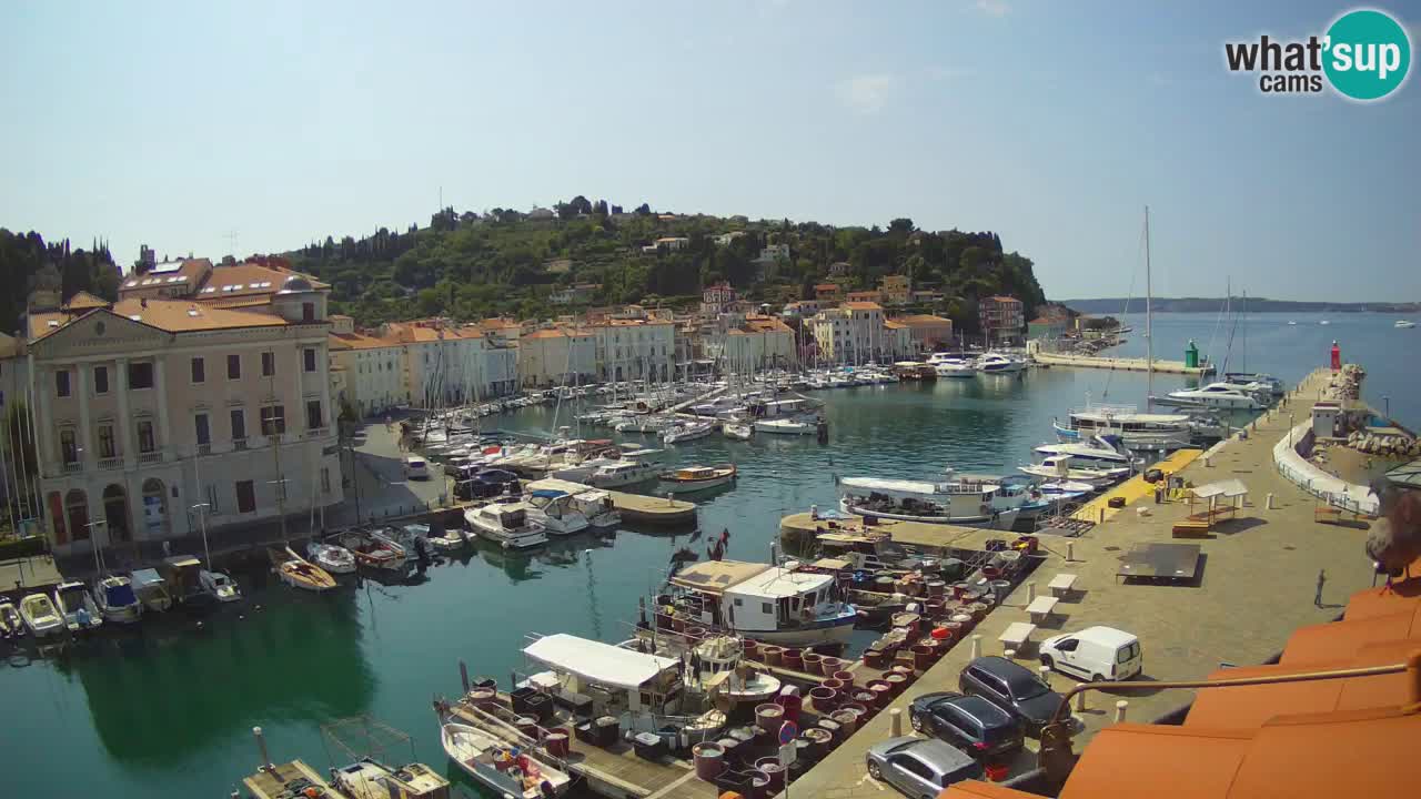 Live webcam from Piran “Mandrač” – Amazing live view from Villa Piranesi
