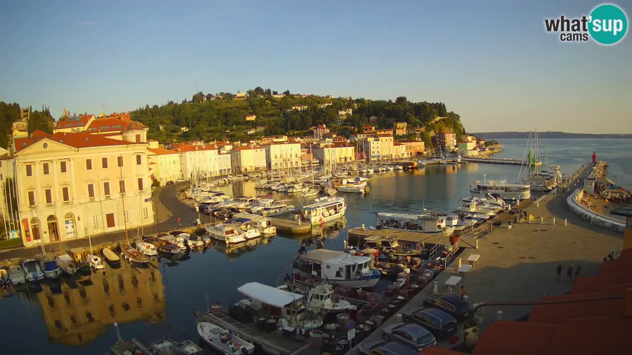 Live-Webcam aus Piran “Mandrač” – Erstaunliche Live-Ansicht von Villa Piranesi