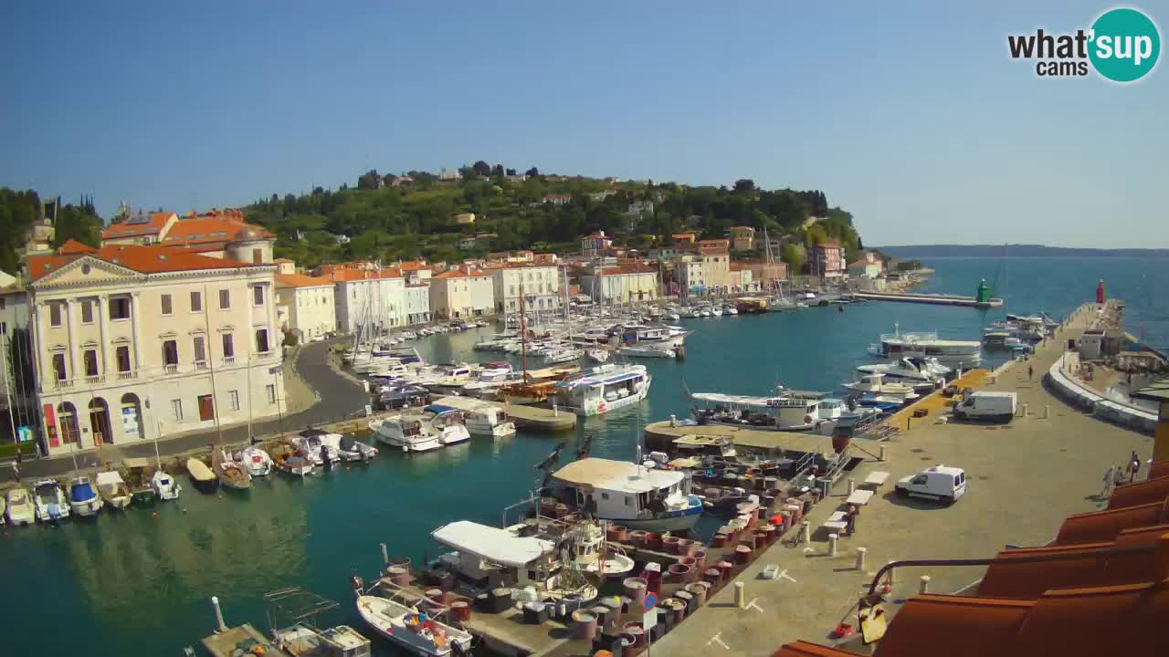 Cámara web en vivo desde Piran “Mandrač” – Increíble vista en vivo desde Villa Piranesi