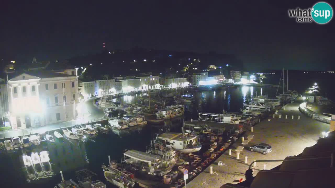 Live webcam da Pirano “Mandrač” – Splendida vista live da Villa Piranesi