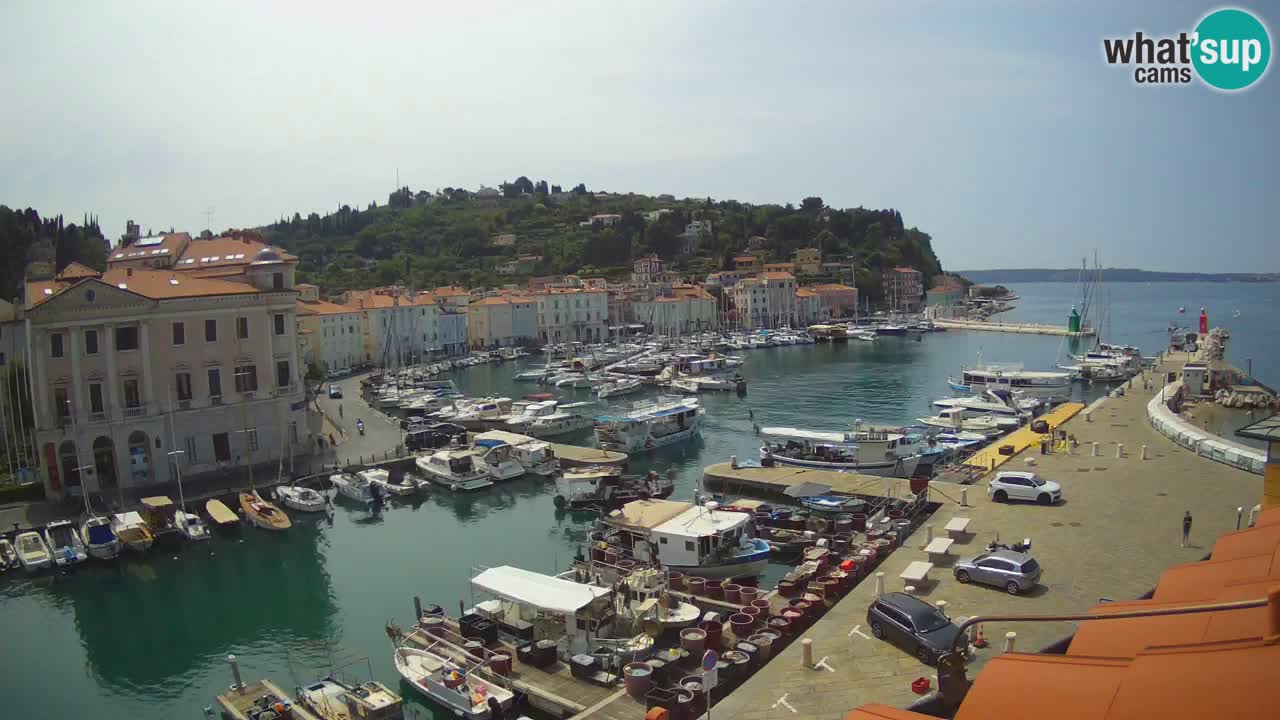 Live webcam from Piran “Mandrač” – Amazing live view from Villa Piranesi