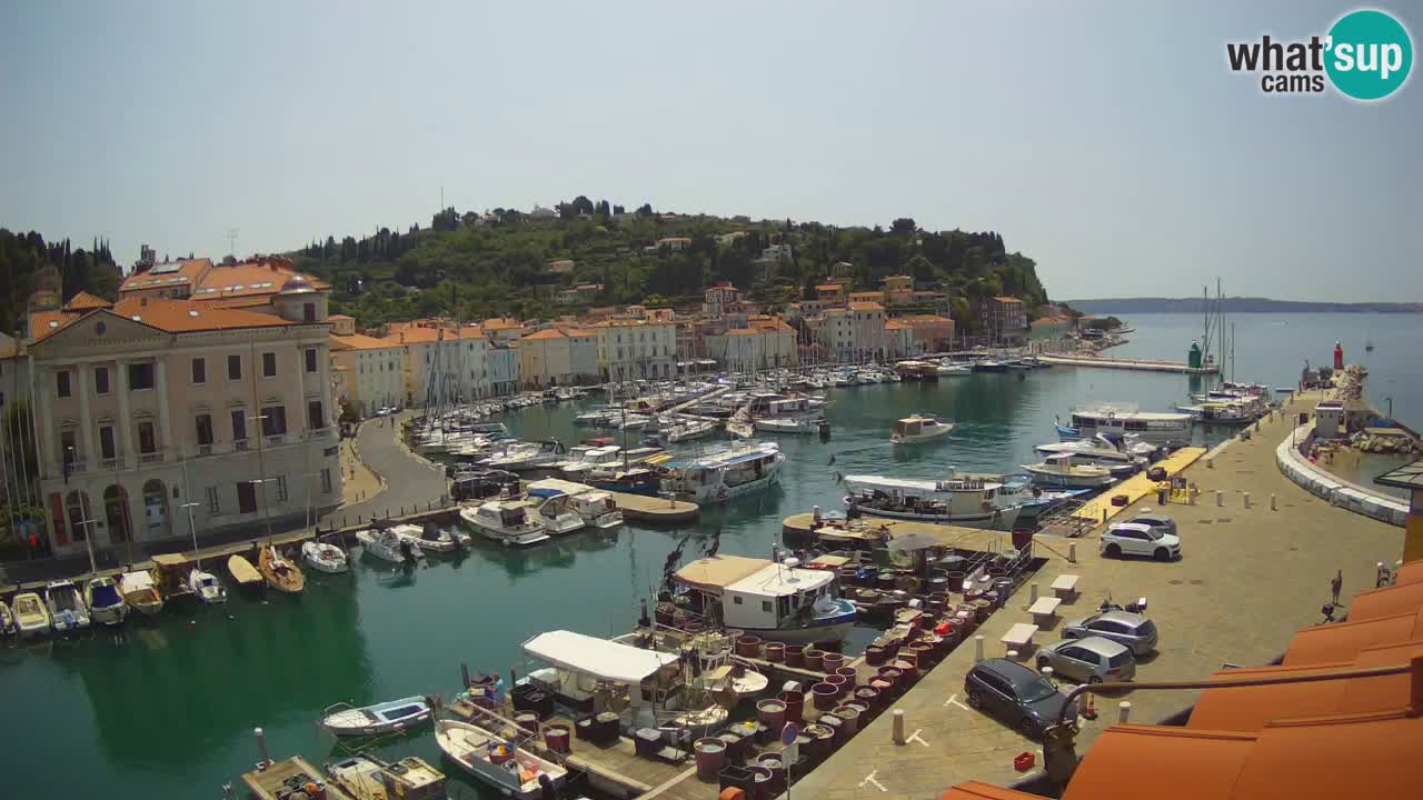 Live webcam from Piran “Mandrač” – Amazing live view from Villa Piranesi