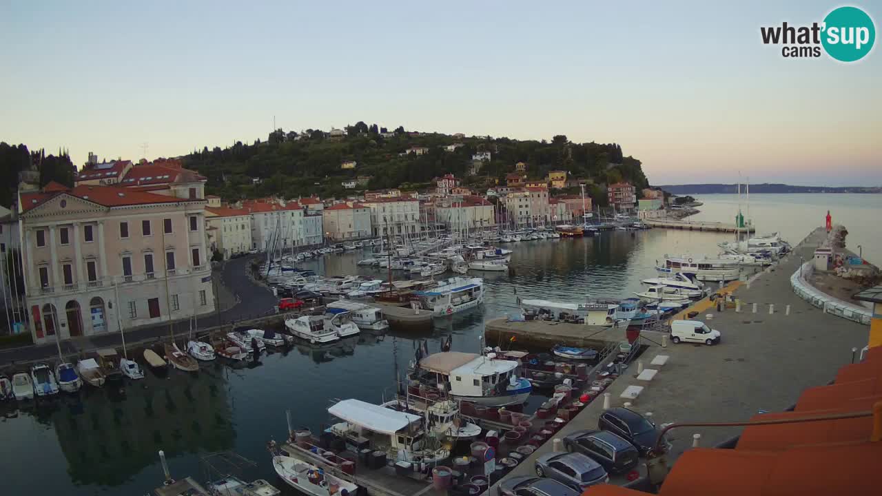 Live webcam from Piran “Mandrač” – Amazing live view from Villa Piranesi