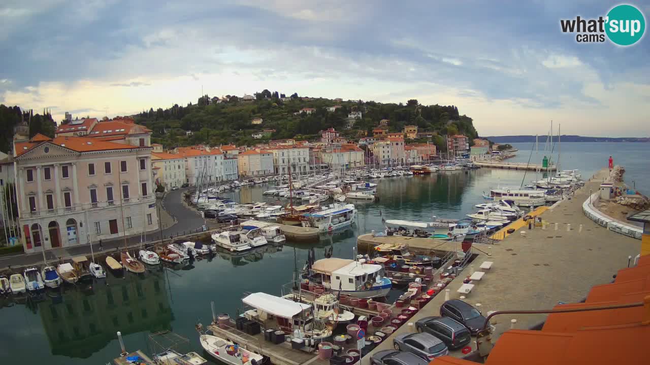 Live-Webcam aus Piran “Mandrač” – Erstaunliche Live-Ansicht von Villa Piranesi