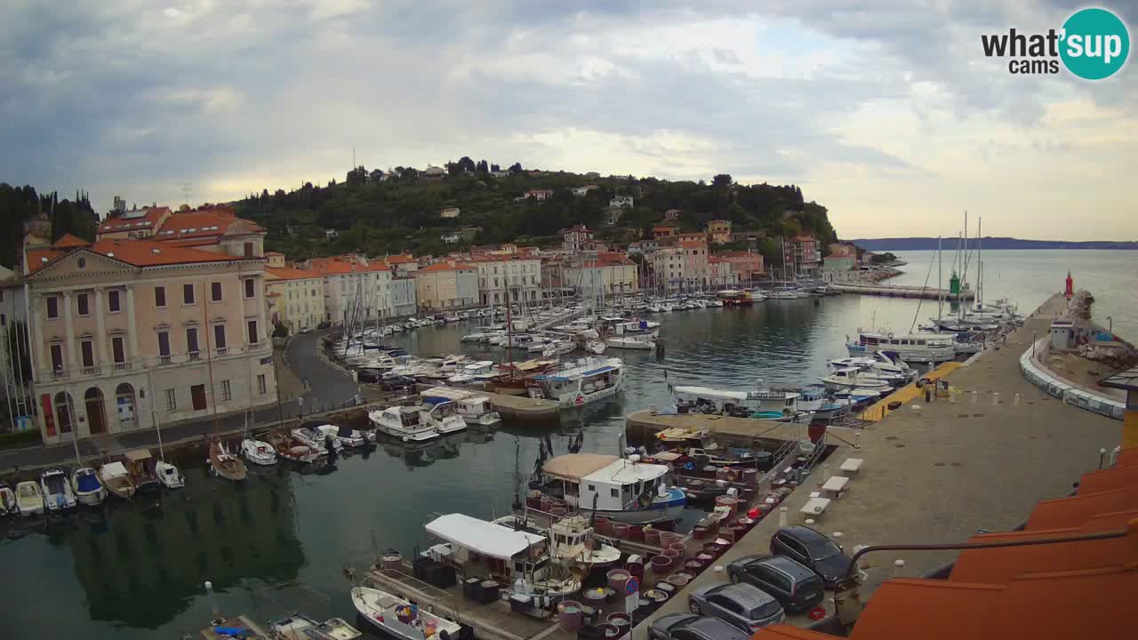 Live-Webcam aus Piran “Mandrač” – Erstaunliche Live-Ansicht von Villa Piranesi