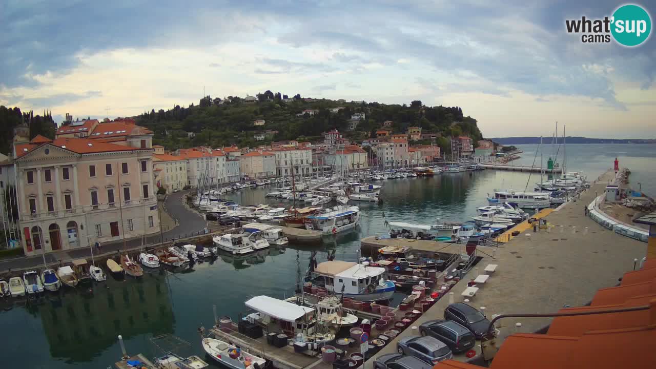 Live webcam from Piran “Mandrač” – Amazing live view from Villa Piranesi