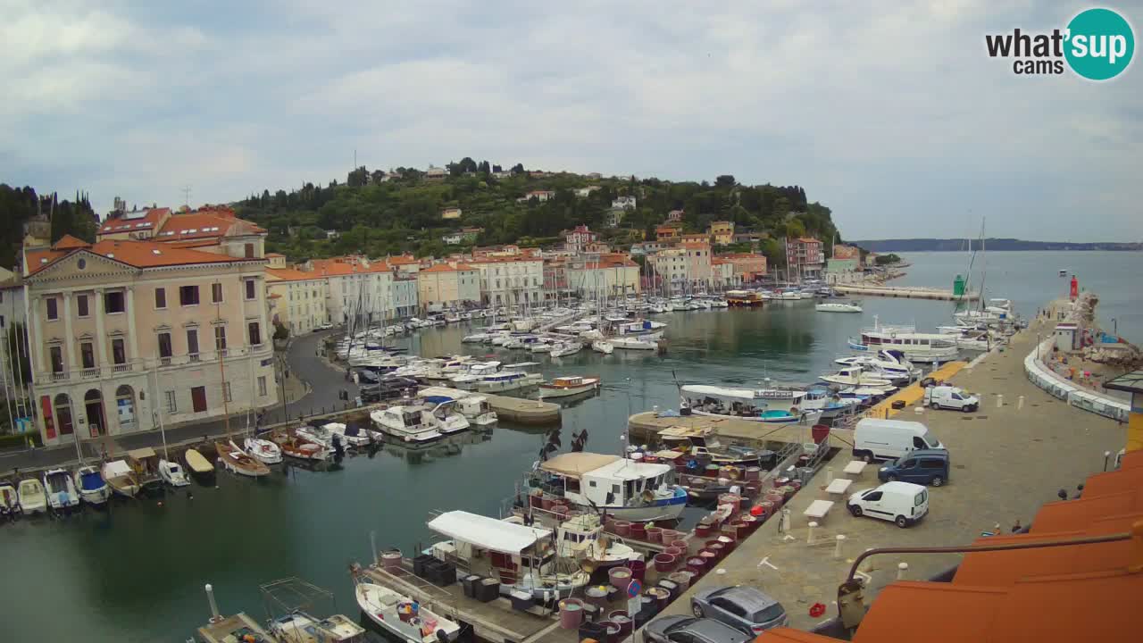 Live webcam from Piran “Mandrač” – Amazing live view from Villa Piranesi