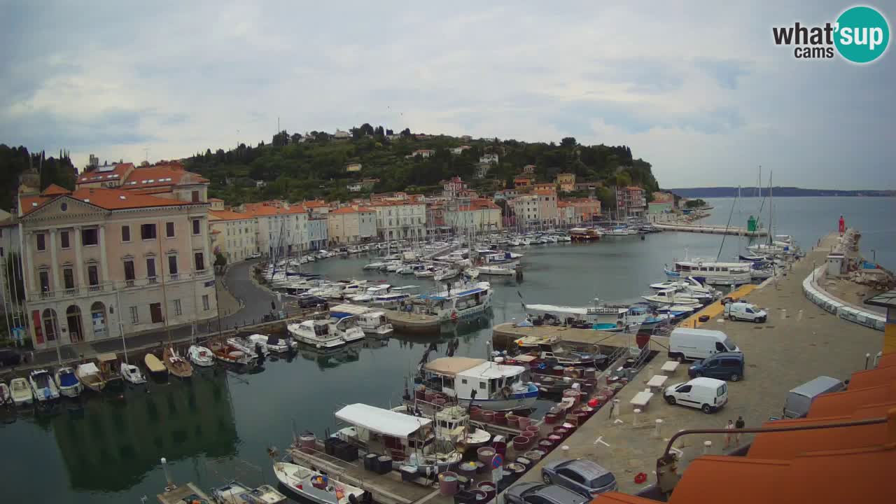 Live webcam from Piran “Mandrač” – Amazing live view from Villa Piranesi