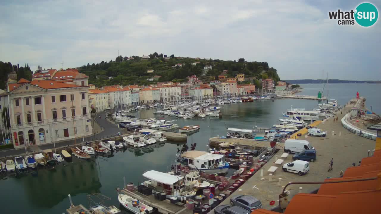 Cámara web en vivo desde Piran “Mandrač” – Increíble vista en vivo desde Villa Piranesi