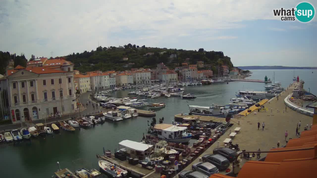Live webcam from Piran “Mandrač” – Amazing live view from Villa Piranesi