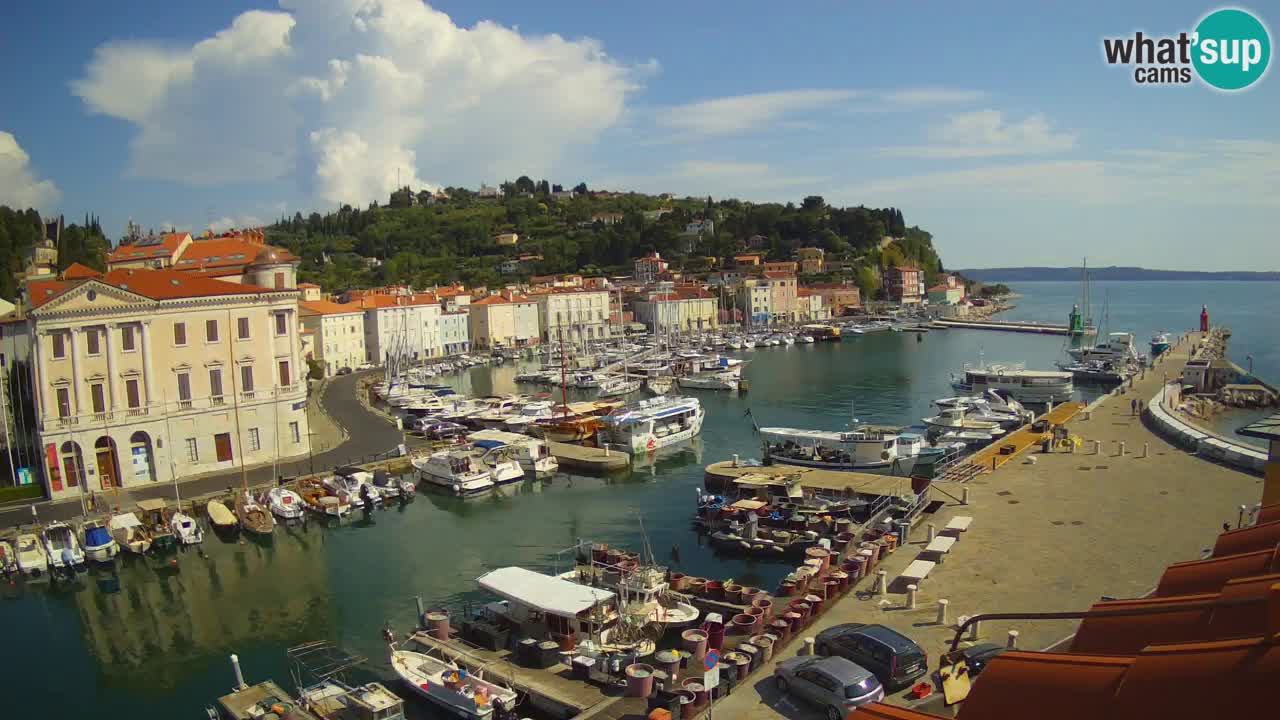 Cámara web en vivo desde Piran “Mandrač” – Increíble vista en vivo desde Villa Piranesi