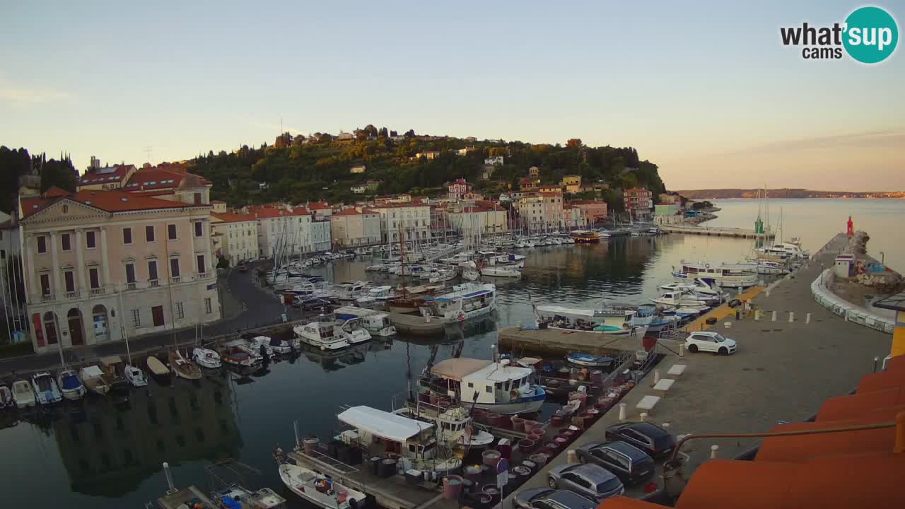 Cámara web en vivo desde Piran “Mandrač” – Increíble vista en vivo desde Villa Piranesi