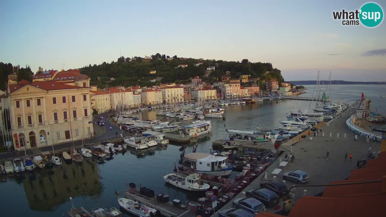 Live webcam from Piran “Mandrač” – Amazing live view from Villa Piranesi