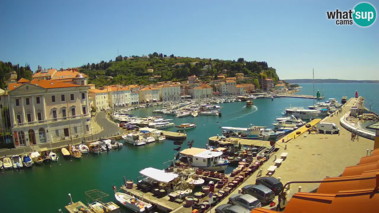 Cámara web en vivo desde Piran “Mandrač” – Increíble vista en vivo desde Villa Piranesi