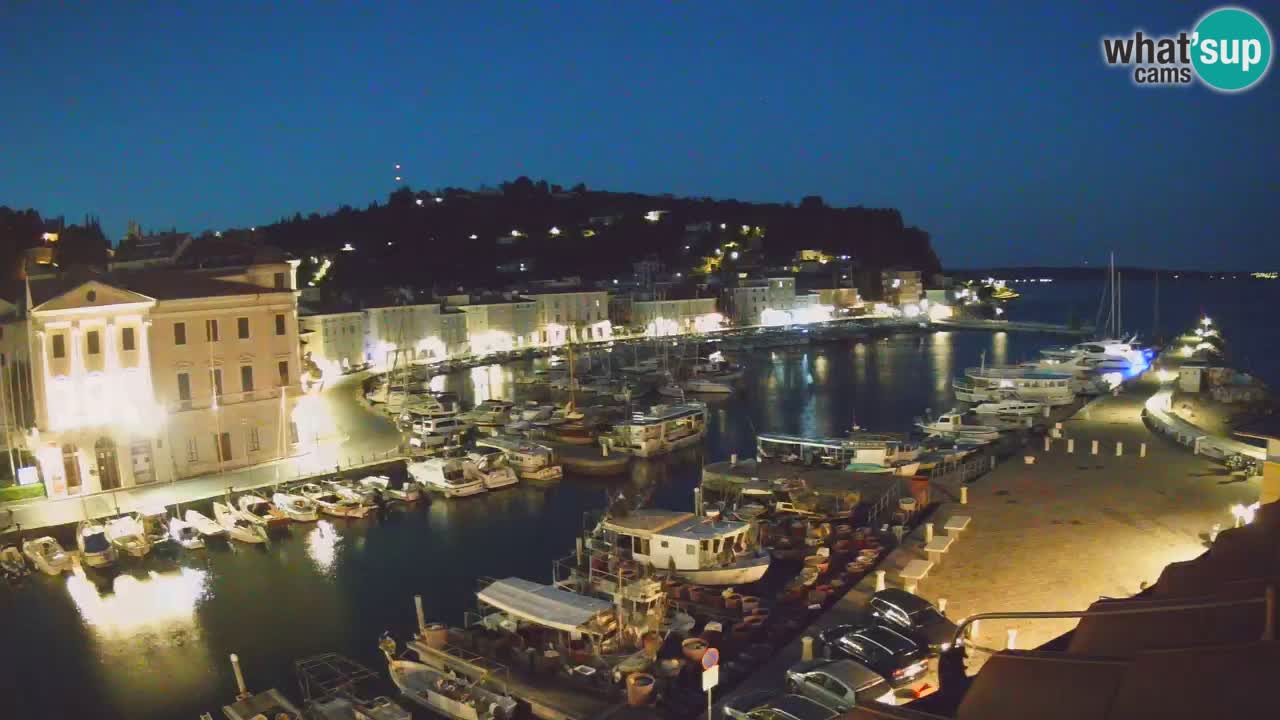 Live webcam da Pirano “Mandrač” – Splendida vista live da Villa Piranesi