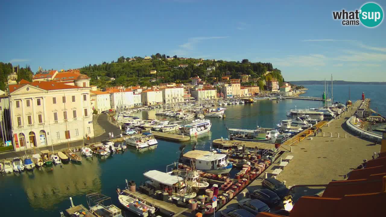 Live webcam from Piran “Mandrač” – Amazing live view from Villa Piranesi