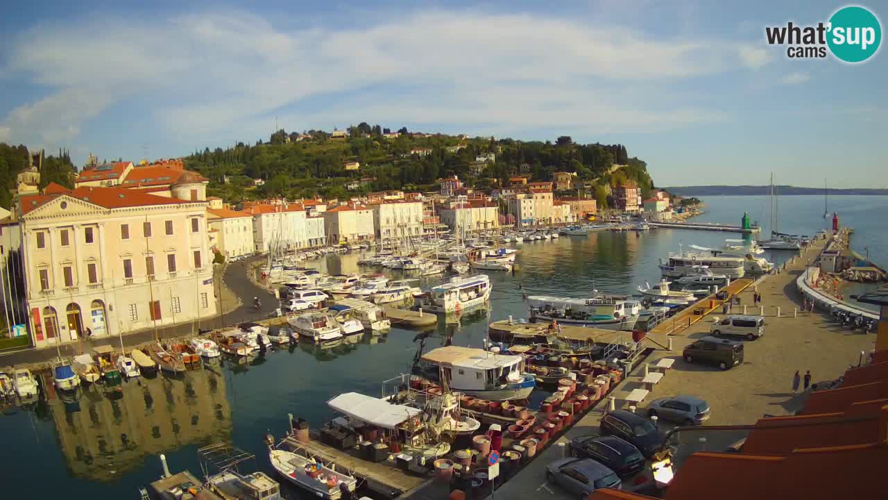 Cámara web en vivo desde Piran “Mandrač” – Increíble vista en vivo desde Villa Piranesi
