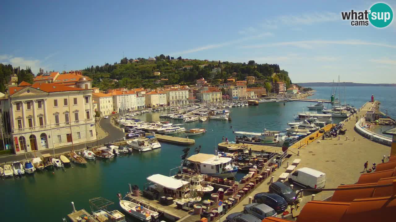 Cámara web en vivo desde Piran “Mandrač” – Increíble vista en vivo desde Villa Piranesi