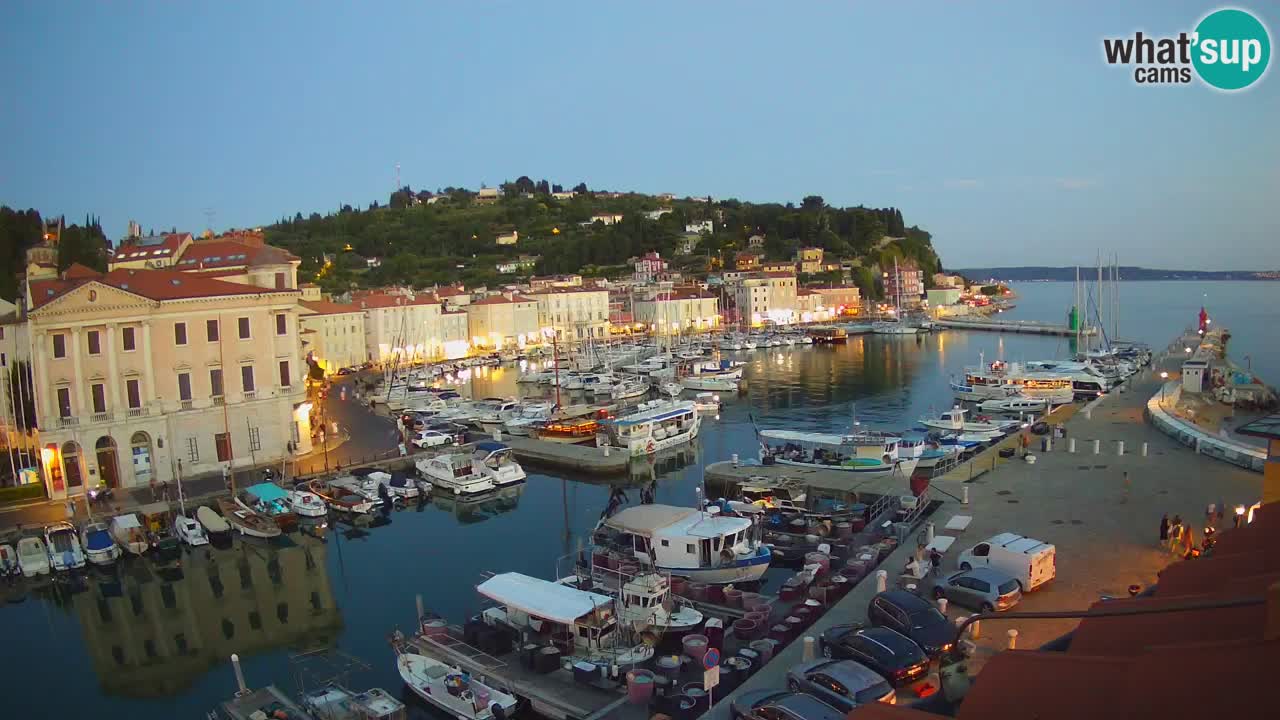 Cámara web en vivo desde Piran “Mandrač” – Increíble vista en vivo desde Villa Piranesi