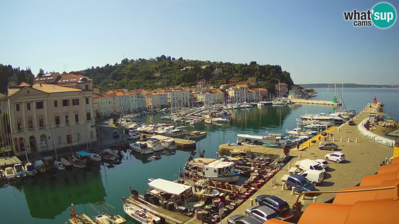Live webcam from Piran “Mandrač” – Amazing live view from Villa Piranesi