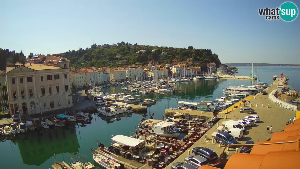 Live webcam from Piran “Mandrač” – Amazing live view from Villa Piranesi