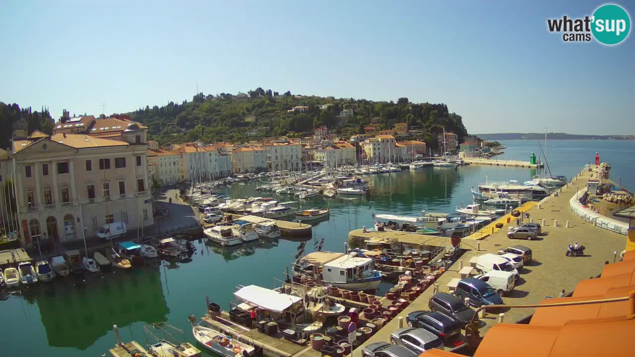 Live webcam from Piran “Mandrač” – Amazing live view from Villa Piranesi