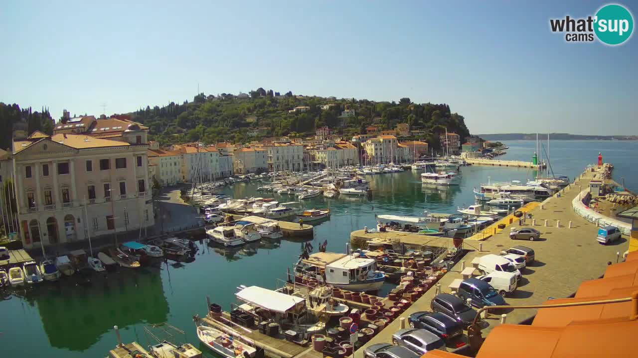 Live webcam from Piran “Mandrač” – Amazing live view from Villa Piranesi