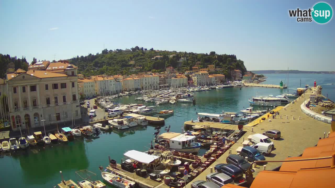 Live webcam from Piran “Mandrač” – Amazing live view from Villa Piranesi