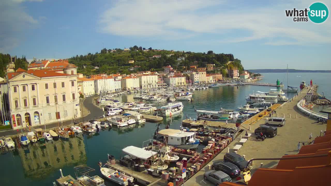 Live webcam from Piran “Mandrač” – Amazing live view from Villa Piranesi