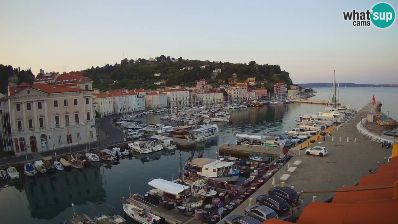 Live-Webcam aus Piran “Mandrač” – Erstaunliche Live-Ansicht von Villa Piranesi