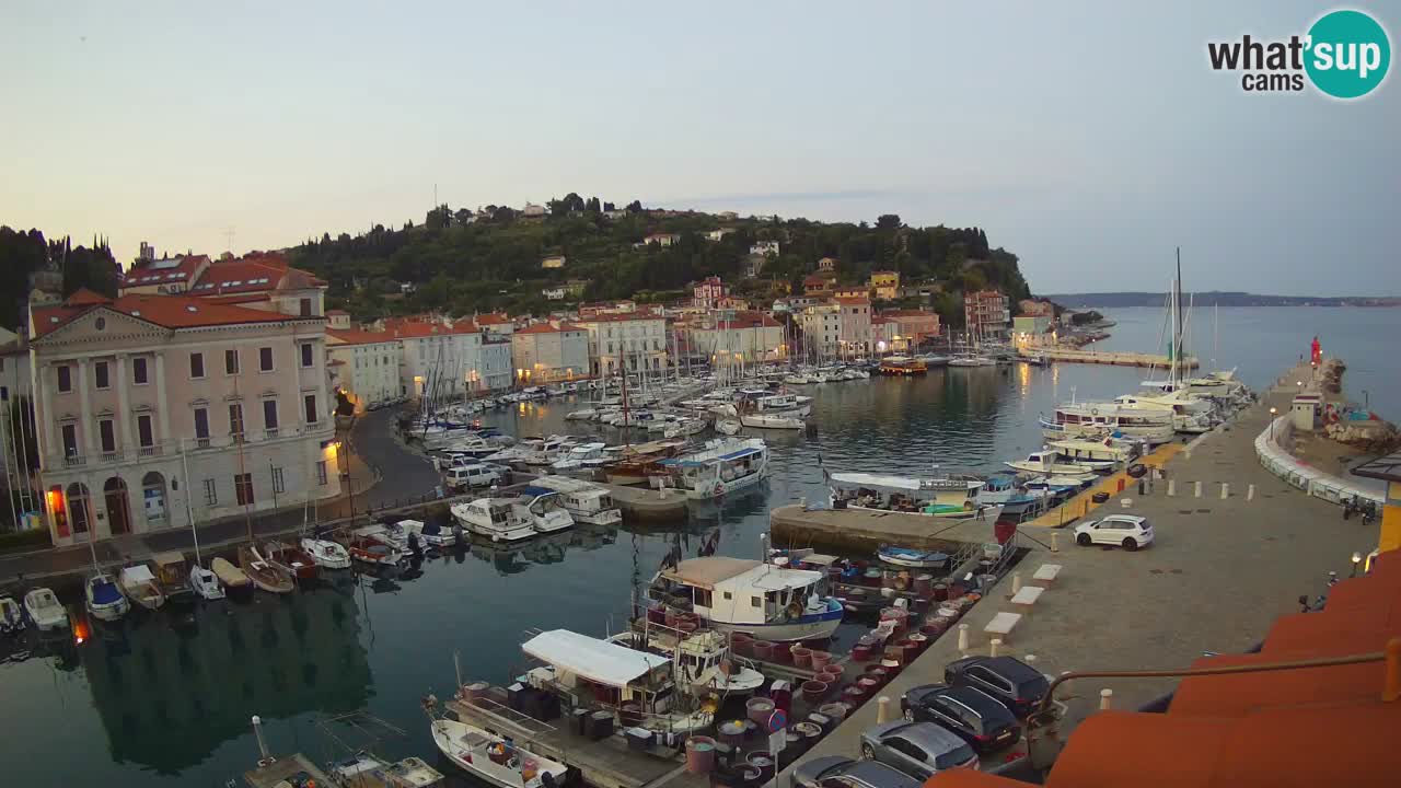 Live webcam from Piran “Mandrač” – Amazing live view from Villa Piranesi