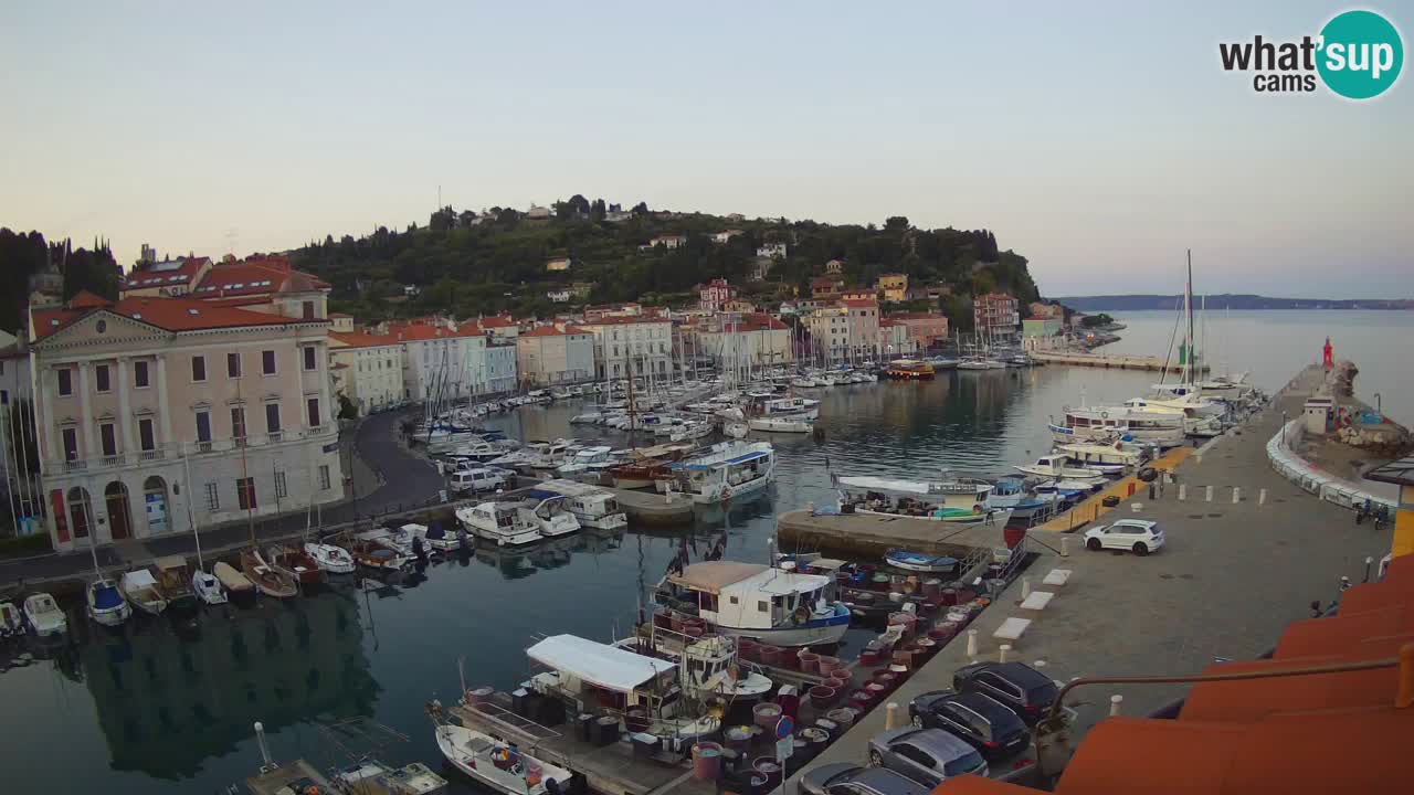 Live-Webcam aus Piran “Mandrač” – Erstaunliche Live-Ansicht von Villa Piranesi