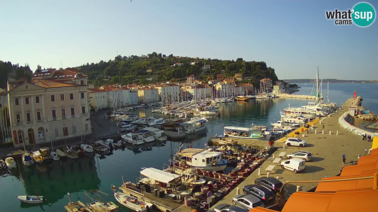 Cámara web en vivo desde Piran “Mandrač” – Increíble vista en vivo desde Villa Piranesi