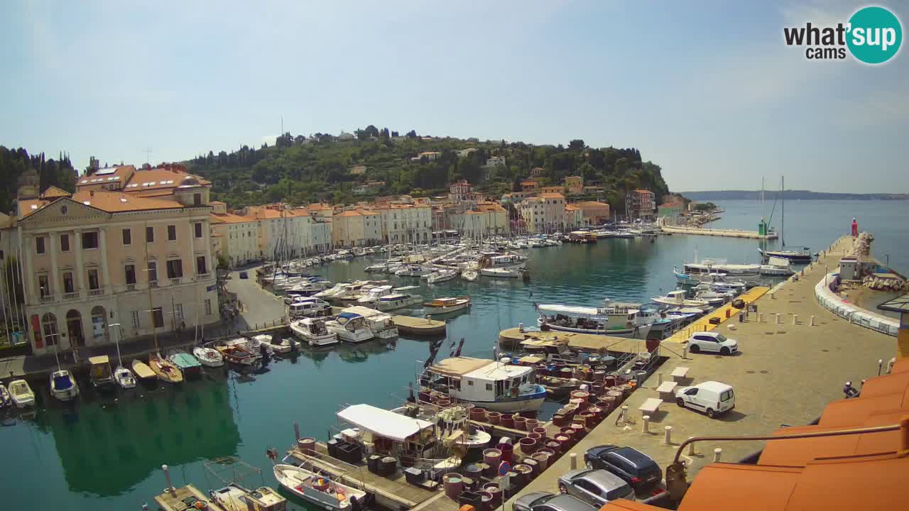 Live-Webcam aus Piran “Mandrač” – Erstaunliche Live-Ansicht von Villa Piranesi