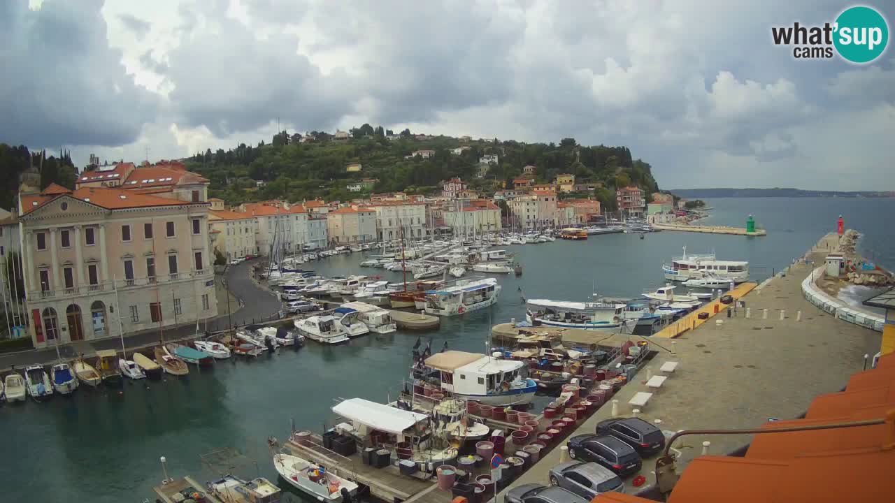 Live webcam from Piran “Mandrač” – Amazing live view from Villa Piranesi