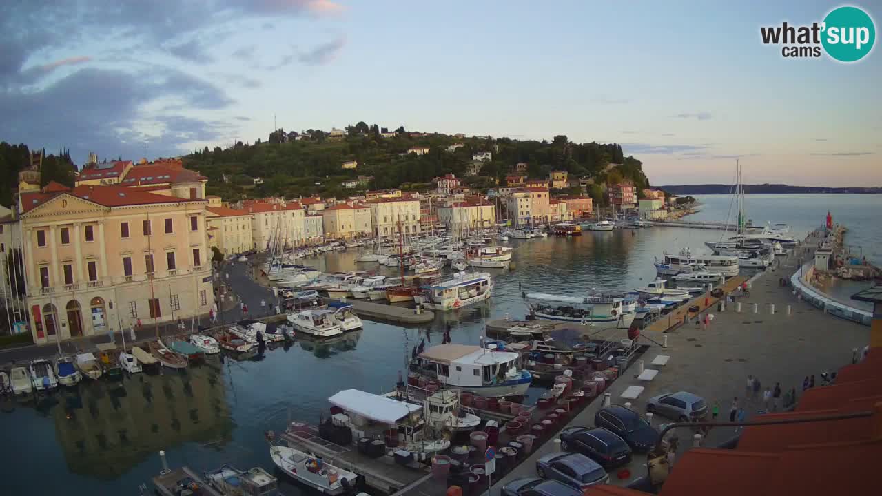 Live webcam from Piran “Mandrač” – Amazing live view from Villa Piranesi