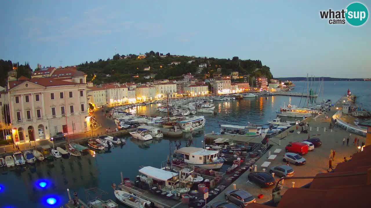 Live-Webcam aus Piran “Mandrač” – Erstaunliche Live-Ansicht von Villa Piranesi