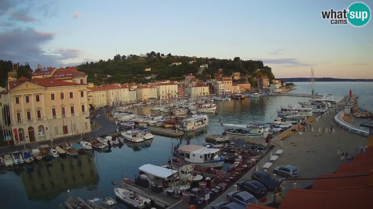Live webcam from Piran “Mandrač” – Amazing live view from Villa Piranesi