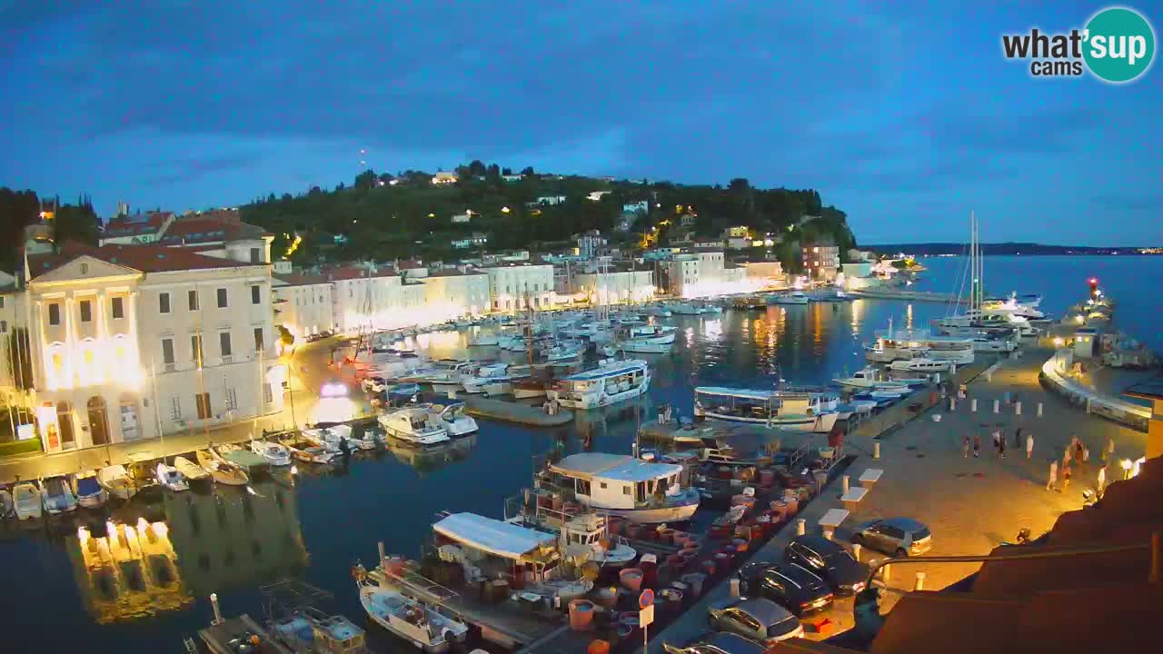 Cámara web en vivo desde Piran “Mandrač” – Increíble vista en vivo desde Villa Piranesi