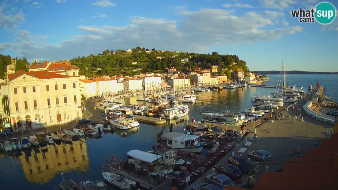 Cámara web en vivo desde Piran “Mandrač” – Increíble vista en vivo desde Villa Piranesi