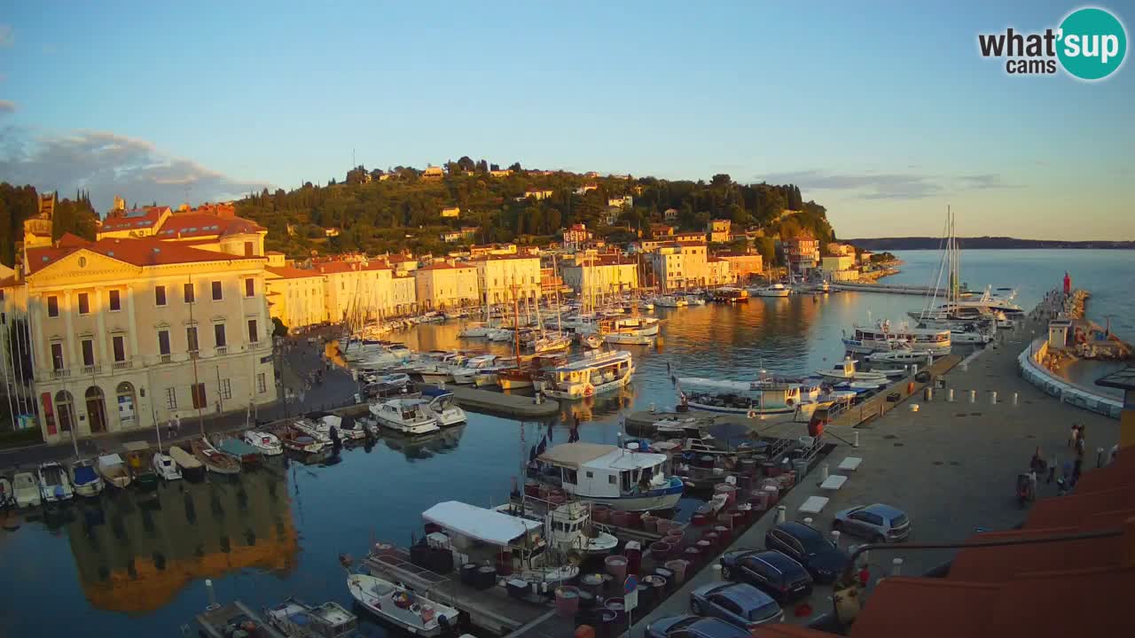 Cámara web en vivo desde Piran “Mandrač” – Increíble vista en vivo desde Villa Piranesi