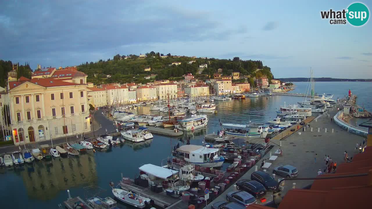 Live-Webcam aus Piran “Mandrač” – Erstaunliche Live-Ansicht von Villa Piranesi