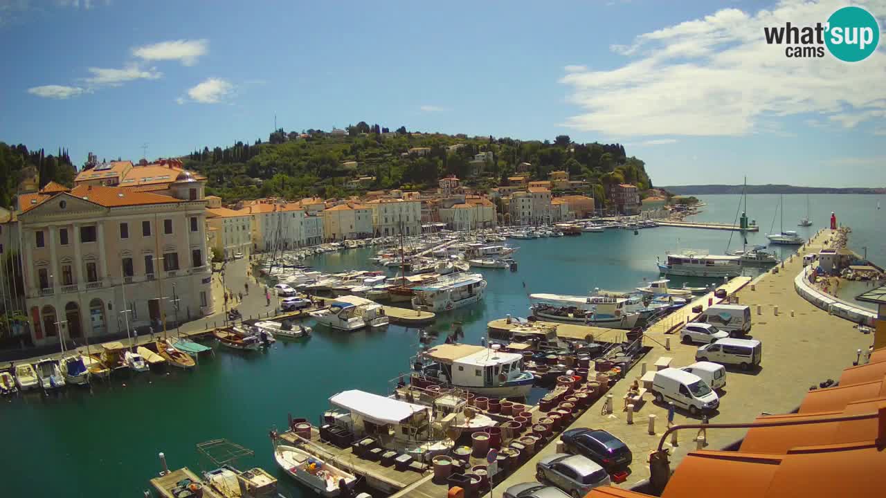 Cámara web en vivo desde Piran “Mandrač” – Increíble vista en vivo desde Villa Piranesi
