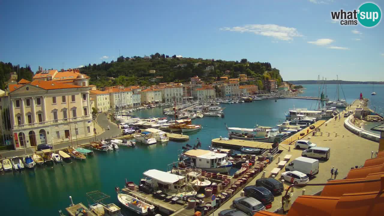 Live-Webcam aus Piran “Mandrač” – Erstaunliche Live-Ansicht von Villa Piranesi