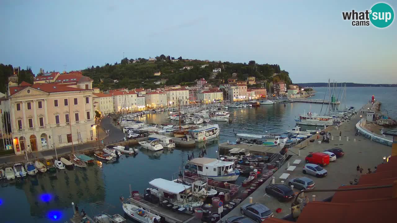 Cámara web en vivo desde Piran “Mandrač” – Increíble vista en vivo desde Villa Piranesi
