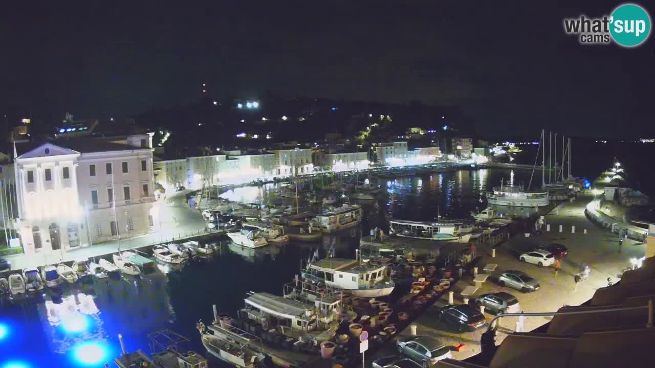 Live webcam da Pirano “Mandrač” – Splendida vista live da Villa Piranesi