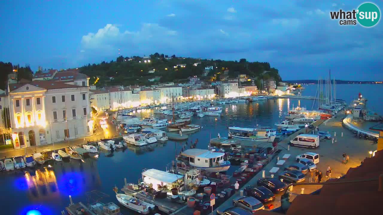 Live-Webcam aus Piran “Mandrač” – Erstaunliche Live-Ansicht von Villa Piranesi