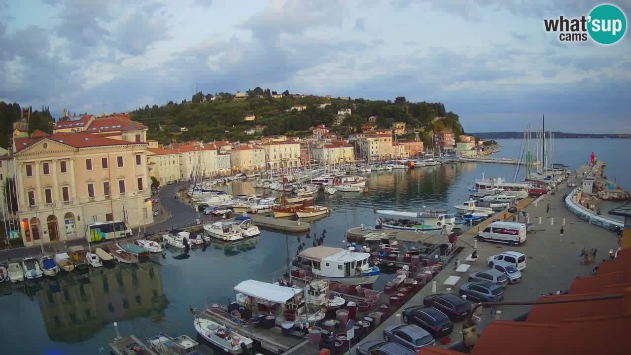Live webcam from Piran “Mandrač” – Amazing live view from Villa Piranesi