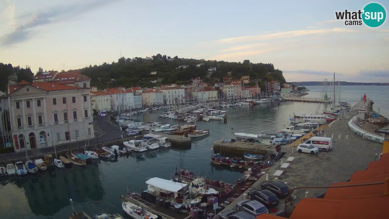 Live webcam from Piran “Mandrač” – Amazing live view from Villa Piranesi