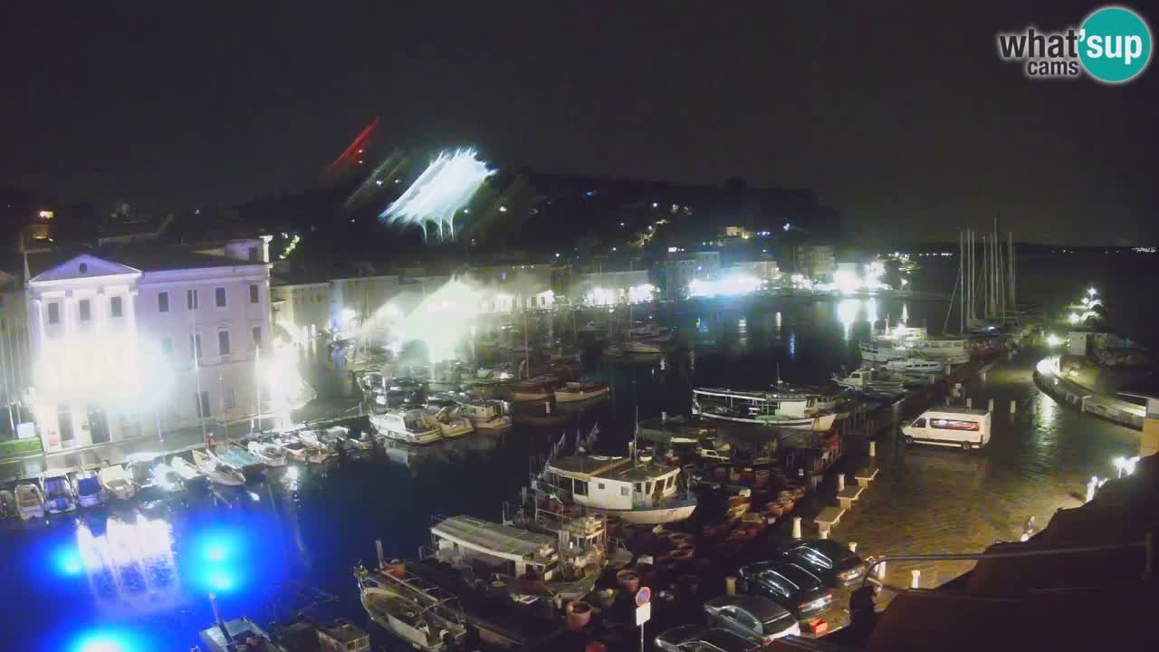 Live webcam from Piran “Mandrač” – Amazing live view from Villa Piranesi